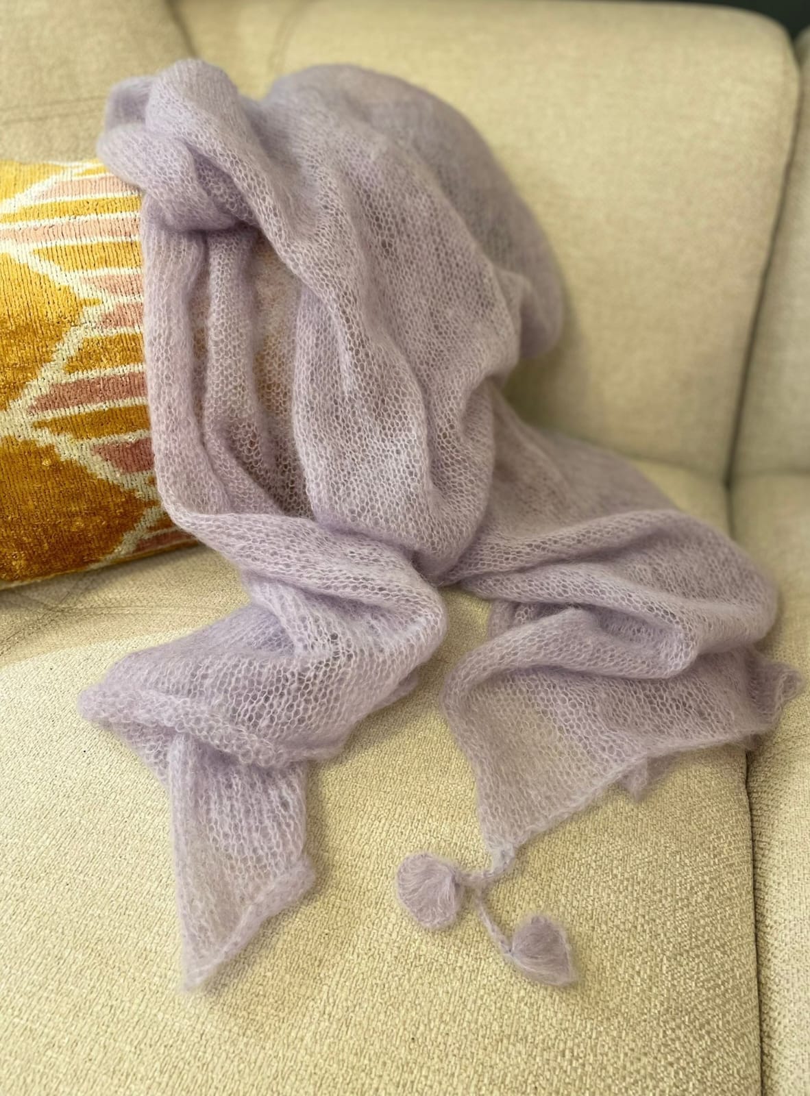 Super Kid Mohair Schal, Hayat Accessoires und Delikatessen